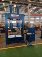 Presse d'atelier hydraulique de 100 tonnes avec double cylindre, certifiée CE, personnalisation OEM disponible