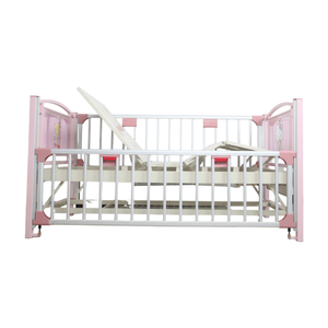 Équipement hospitalier Lit de soins intensifs pédiatrique électrique médical à 3 fonctions Lit en métal manuel pour soins infirmiers aux patients en soins intensifs pour enfants - Product Image 2