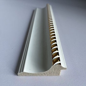 Nouvelle Arrivée Moulures de <span class=keywords><strong>Cadre</strong></span> Photo <span class=keywords><strong>Doré</strong></span> Clair 60mm, Moulures de <span class=keywords><strong>Cadre</strong></span> Miroir en PS Blanc Argenté - Product Image 3