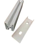 Rail de fixation en aluminium extrudé pour module solaire, pince de fixation pour système de support solaire