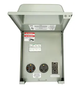 Nieuwste Producten Rv Stopcontact Paneel, Generator Power Box 20 30 En 50-Amp Rv Stopcontact Met Stroomonderbreker