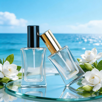 Flacon de parfum de luxe pour homme en gros, 80 ml, personnalisé, rectangulaire, en verre mat, rechargeable avec bouteille à bille cylindrique, 100 pièces