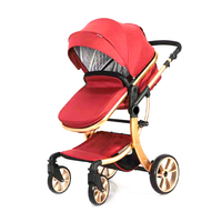 Poussette de bébé haute paysage pour enfants, système de voyage, poussette de bébé 3 en 1