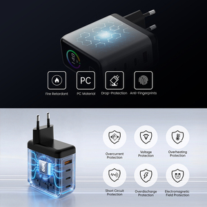 Tommox 165W <span class=keywords><strong>USB</strong></span> <span class=keywords><strong>C</strong></span> <span class=keywords><strong>Chargeur</strong></span> portable 100W pour ordinateur portable, <span class=keywords><strong>chargeur</strong></span> rapide Type <span class=keywords><strong>C</strong></span> PD3.1, <span class=keywords><strong>chargeur</strong></span> mural multi-ports 4 ports avec affichage numérique - Product Image 4