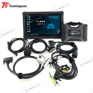 Analyseur de moteur M6 Xentry -Benz USB 12-24V, outil de diagnostic complet avec ordinateur portable CF19 pour voitures et camions - Product Image 2