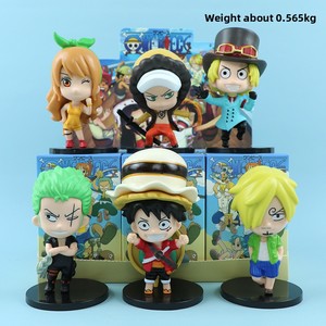 Figurines décoratives en PVC Q-Style <span class=keywords><strong>Luffy</strong></span> Zoro Ace fabriquées en usine, thème film et télévision japonais, pour ornements, vente en gros - Product Image 3