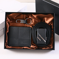 Coffret cadeau de luxe pour homme, montre, portefeuille, porte-clés, parfum, coffret cadeau de Noël, coffret cadeau d'affaires