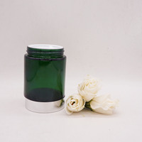 Pots en verre écologique vert Original 1 once, 100g, de haute qualité, cosmétique