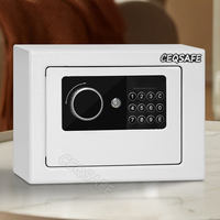 CEQSAFE Coffre-fort miniature électronique à code en métal de haute qualité Boîte à argent