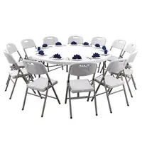 Mesa redonda plegable para eventos de boda y banquetes