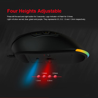 Penjualan Laris Mouse Kabel Murah OEM ODM Pelanggan Mouse PC Komputer Kantor 7 - RGB Menyala Tikus Permainan Portabel Mouse Berkabel