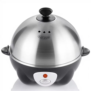 Caldera para Huevos de 360W, Placa Calefactora de Acero Inoxidable, Cocina 7 Huevos con un Solo Botón, Fácil Operación - Product Image 2
