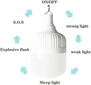Lámpara de Camping de Emergencia de 200 Lúmenes con Gancho, <span class=keywords><strong>Luz</strong></span> Nocturna <span class=keywords><strong>LED</strong></span> Recargable por USB de Larga Duración - Product Image 3