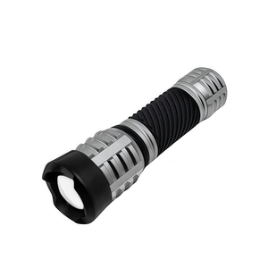 Tactical <strong>LED</strong> <strong>Flashlight</strong> Zoom Focus Strong Beam Rugged Metal <strong>Torch</strong> Waterproof Handheld Emergency Flash Lights AAA Battery <strong>Powered</strong> - Product Image 2