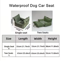 Coussin de voiture imperméable pour chien, lit de voyage portable pour animaux de compagnie, lavable, en tissu Oxford, antidérapant, pour petits chiens