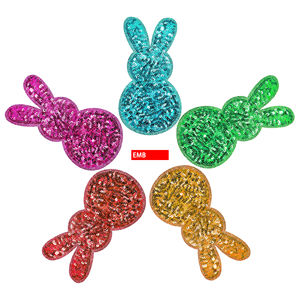 DIY 철 자수 패치 발렌타인 스포츠 축구 맞춤형 스팽글 패치 폭격기 재킷 배지 OEM 모델 번호 - Product Image 5