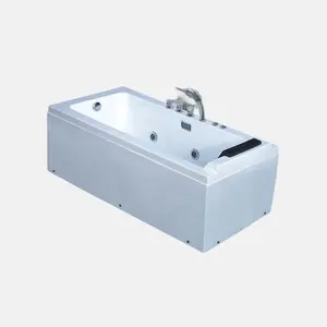 Foshan Fabrikant Op Maat Bovengronds High-End Jacuzzi Optionele Maten Massagebad Modern Design Ontspannende Badkuip