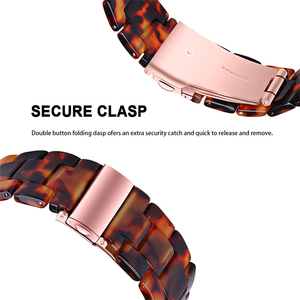 Correa de Reloj Inteligente de Lujo para Mujer, Correa de Resina Transparente para Reloj <span class=keywords><strong>Apple</strong></span> Serie 11 10 9 8 7 6 - Product Image 4