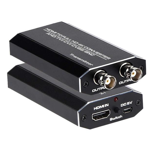 4K HDMI to SDI With Power Adapter Mini 3G HD SD-SDI Video Micro Converter With USB Power HDMI Switcher to SDI