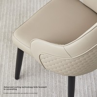Chaise de salle à manger minimaliste italienne haut de gamme, luxe léger, en bois de frêne massif, pieds coniques, personnalisable, pour usage commercial et hôtelier, moderne