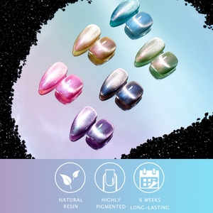 JTING Esmalte de Uñas en Gel Mágico de 12 Colores, Esmalte de Uñas en Gel UV Magnético con Efecto Ojo de Gato Aurora Interestelar, Colorido, Removible, OEM, Marca Privada - Product Image 5