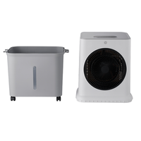Refroidisseur d'air évaporatif portable avec fonction d'humidification Économie d'énergie Conception détachable pour utilisation en camping-car