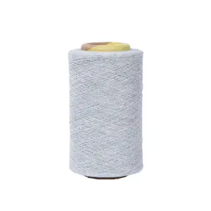 Vente en gros de fil recyclé pour tricoter des chaussettes fil de coton et de polyester pour la production de chaussettes de gants