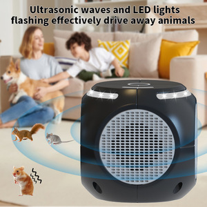 Repelente Ultrasónico de Plagas con Luz LED Intermitente, Dispositivo Disuasorio de Animales para Interiores - Product Image 1