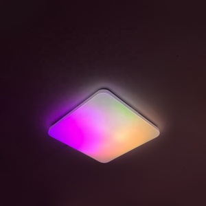 Plafonnier intelligent avec commande vocale Alexa et Google, plafonnier LED dimmable 48W pour salon et chambre à coucher - Product Image 4