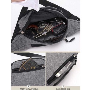 กระเป๋าคาดเอวแบบลำลองขนาดใหญ่ มีซิปปิด ใส่โทรศัพท์ได้ สะดวกสำหรับขี่มอเตอร์ไซค์ - Product Image 5