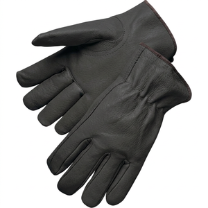 High Demand <b>Working</b> Leather Safety <b>Gloves</b> Wrist Length Unlined Breathable Eco-Friendly <b>Thermal</b> Plain Style Outdoor Daily Use - Product Image 6