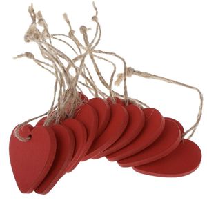 Valentine's Day Heart-shaped Boxwood Modern Simple Design Heart Hanging Decoration Miniature Decorative Pendant - Product Image 1