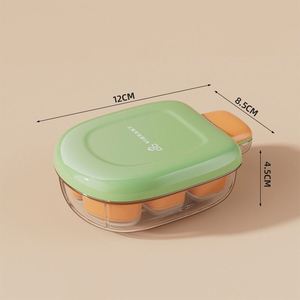 Custom logo Printed Eco-Friendly ABS Ice Tray Household Homemade Ice Cube Mold Easy Release Frozen Food Grade Ice <b>Box</b> - Product Image 3