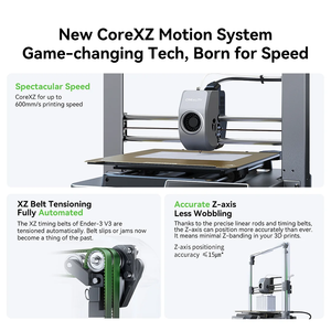 Imprimante 3D haute vitesse CREALITY ENDER-3 V3 SE avec technologie CoreXZ - Product Image 6
