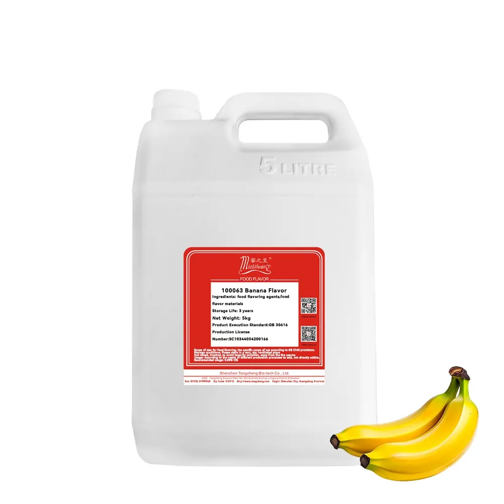도매 ODM OEM 100% 순수한 맛 바나나 농축액 액체 과일 맛 바나나 추출물 액체 바나나 맛