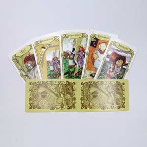Jeu de cartes d'oracle vintage français personnalisé pour la divination et la prédiction du futur avec guide explicatif - Product Image 4
