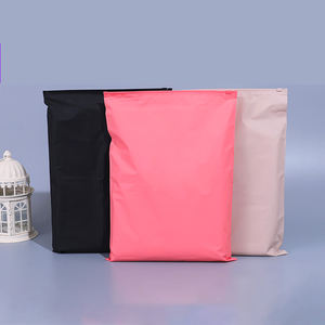 Poly Matte Black Printed Frosted <b>Plastic</b> Packaging Custom Logo Waterproof High Quality New Clothing <b>Zipper</b> <b>Bag</b> - Product Image 2