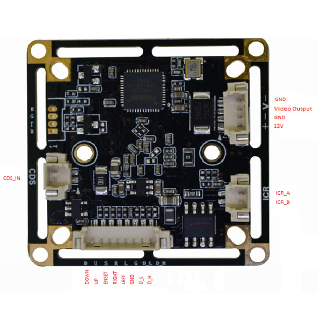 4 in 1 HD AHD CVBS TVI CVI China Made Cheapest CMOS Sensor OV Aptina AHD CCTV Board Camera HD Module PCB Low Cost