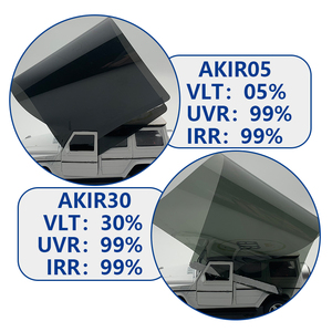 Pellicola Oscurante Nera Antiesplosione per Finestrini Auto 4mil 1.52*30m AKIR 05% VLT, Pellicola Solare Anti-sbiadimento per Sicurezza - Ingrosso - Product Image 6