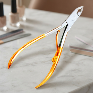 ASAP Professional Rose Gold Stainless Steel <b>Nail</b> <b>Tool</b> 100% Baby-Friendly Double Spring Curved Blade Wide Jaw Opening Clipper - Product Image 2