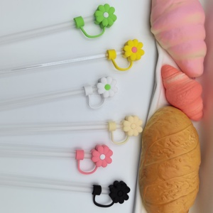 Lot de 8 Pailles en Silicone Sublimables, 4 Couleurs Mixtes, pour Gobelets de 40 OZ, Pailles de 10mm, avec Couvercle Personnalisable, pour Vin - Product Image 2