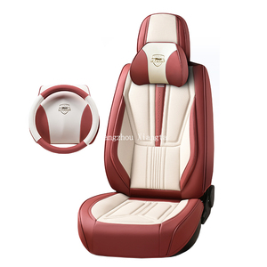 Fundas de asiento de coche personalizadas de cuero de Pvc de lujo Xiangta, juego completo de fundas de asiento, funda de cojín deportiva única para coches de <span class=keywords><strong>5</strong></span> asientos Universal - Product Image 4