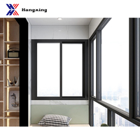 Ventanas Residenciales de Aluminio con Marco Abatible, Diseño Moderno, Doble Acristalamiento, Color Personalizado