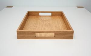Bandeja de Servir de Madera de Lujo Tallada a Mano, Diseño Personalizado, Madera Premium Hecha a Mano, Elegancia Pulida, Artesanía Ecológica - Product Image 2
