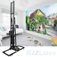Impresora de Inyección de Tinta UV Directa a la Pared, Máquina de Impresión de Paredes, Máquina de Impresión de Paredes 3D Totalmente Automática con un Cabezal de Impresión