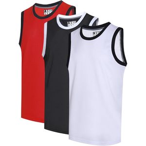 D Dehaner Lot de 3 Maillots de Basketball Vides pour Hommes, en Maille Respirante, Uniformes Sportifs d'Équipe, Vente en Gros - Product Image 1