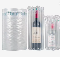 Emballage protecteur en sac à bulles d'air gonflables, matériau d'emballage en colonne d'air, sac pour bouteille de vin