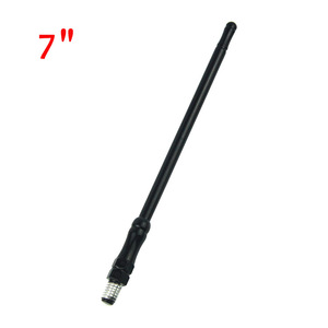 Antenne récepteur radio de voiture 7 pouces pour Jeep Wrangler JK 2007 2017, métal noir, 50 ohms - Product Image 1