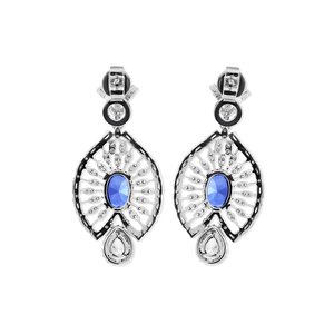 Luxury Women Diamond Stud <b>Earrings</b> 925 Sterling <b>Silver</b> Elegant Fine Jewelry Sparkling Daily Wear <b>Wedding</b> Anniversary Gift - Product Image 4