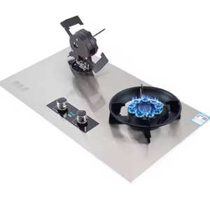 Kompor Gas 2 tanam, kompor Gas rumah tangga, perlengkapan memasak, kompor Gas bawaan - Product Image 5